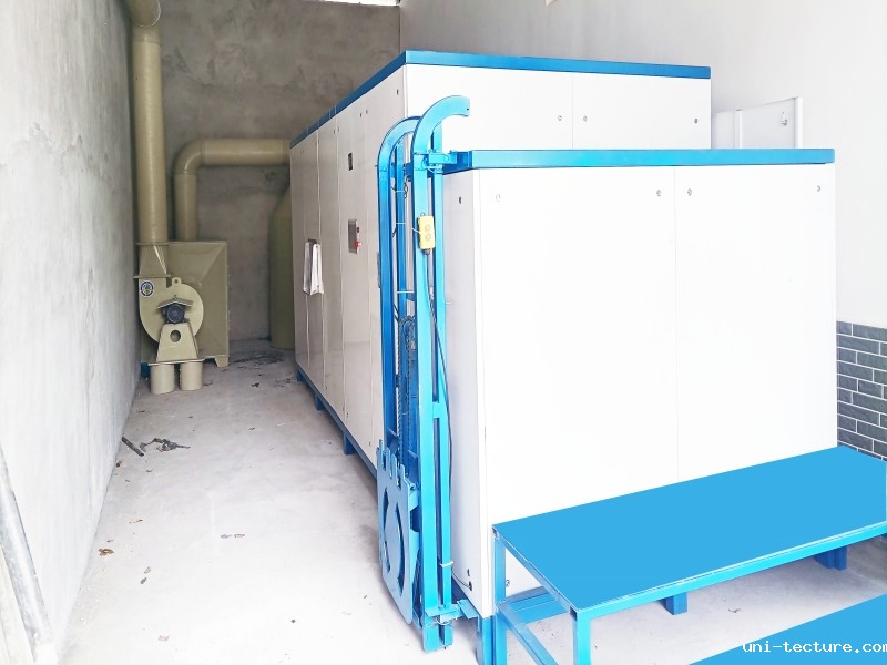 餐厨垃圾处理设备运行中